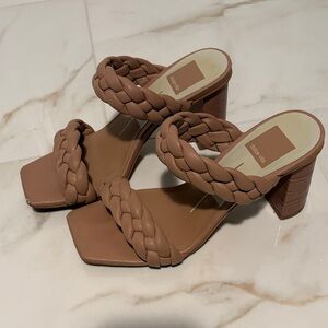 Dolce Vita Tan Braided Heels